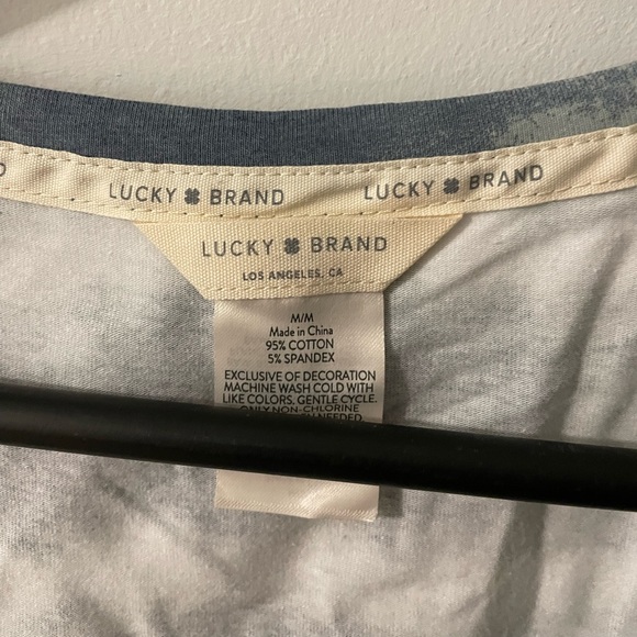 Womens Lucky Brand Tank Blue M new - Picture 4 of 6